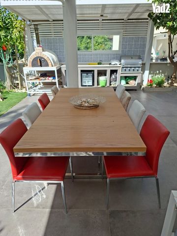 שולחן אוכל נפתח +8כיסאות - Image 2