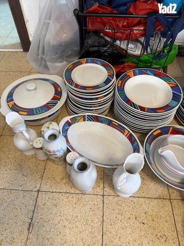 סט צלחות עם מעל 80 חלקים - Image 5