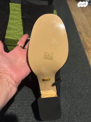 מגף עור שחור 39 גוצ'י Gucci - Image 2