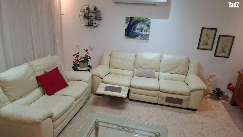 סלון עור עם 2 רקלינירים - Image 2