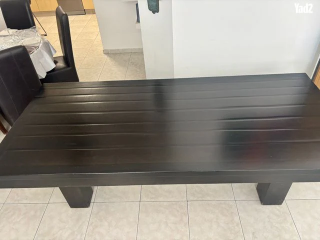 שולחן נפתח ל3 מטר מעץ מלא - Image 3