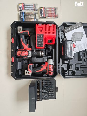 סט מילווקי 18V אימפקט+מקדחה