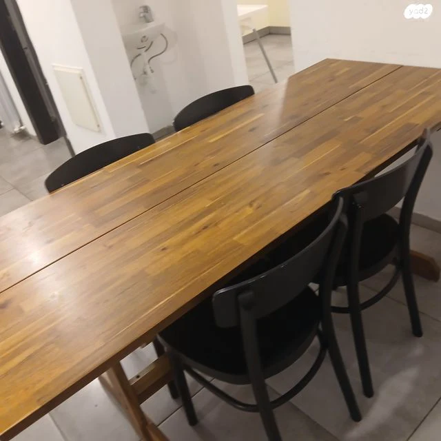 שולחן אוכל עץ שיטה - Image 2
