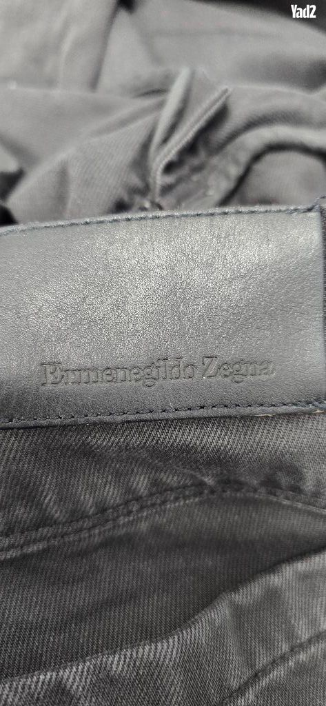 מכנסי Zegna שחור אפרפר - Image 2