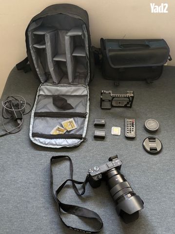 סוני A6300+עדשה+תיקים+אביזרים - Image 2