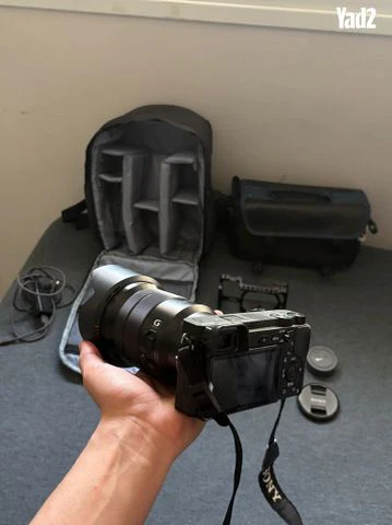 סוני A6300+עדשה+תיקים+אביזרים - Image 4