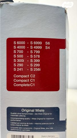 6 שקיות שואב Miele מקוריות באר - Image 4