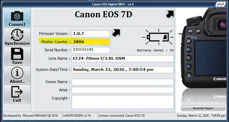 CANON 7D - Image 6
