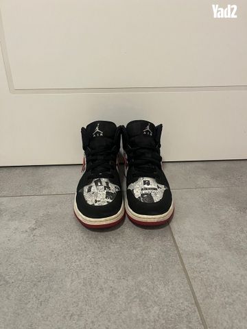 Jordan 1 Mid Newspaper רטרו - Image 3