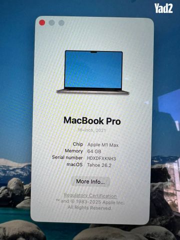 MacBook Pro 16" M1 Max 64GB - Image 2