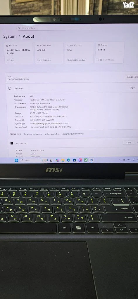 MSI Prestige 16 AI Studio - Image 5